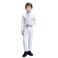 thumbnail image 2 of Wehilion Boys Suit 4PC Baby Suits Wedding Party Vest Suit Set Little Gentleman Waistcoat Prom Tuxedo Dress suit Outerwear Party Vest+Shirt+Tie+Pants Outfits Clothes Set for Kids White 14, 2 of 4