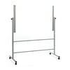 Audio-Visual Direct Dry-Erase Mobile Stand Glass Board 40" X 60"