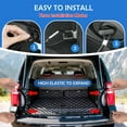 thumbnail image 4 of Envelope Style Cargo Net for 2015-2020 GMC Yukon/Chevy Tahoe/Suburban Accessories, Rear Trunk SUV Mesh Cargo Net, Upgraded 5mm Bungee&Double-Layer Nylon Storage Netting Grocery&Tools Holder Organizer, 4 of 8