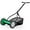 Green, Black, variant on Gymax 14'' Manual Reel Mower w/ 5-Blade 6.6 Gallon Removable Grass Catcher for Garden Green