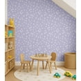 thumbnail image 3 of S4Sassy Floral Wallpaper - Purple Wall Covering, 25" x 240" Self-Adhesive Vinyl Walls Paper, Walls Wrap, Easy DIY Wall Covering For Kids Bedroom, Kids room wall decor, Playroom Wallpaper, 3 of 9