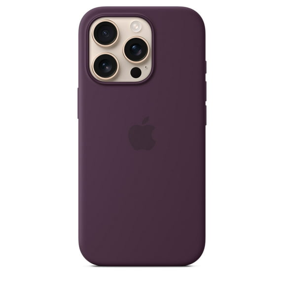 Open Box Apple iPhone 16 Pro Silicone Case with MagSafe - Plum