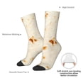 thumbnail image 6 of Honeii Pita Tortilla Print Adult Socks,Crew Socks,Casual Calf Socks,Daily Wear Socks for Men & Women, Perfect for Sports, Casual and Everyday Use, 6 of 6