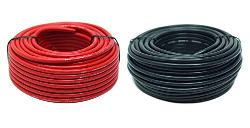 Audiopipe 12 Gauge Wire RED & Black Power Ground 50 FT Each Primary Stranded Copper CLAD