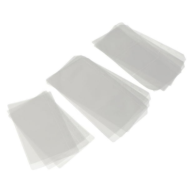 Bearachild 9set Binder Pocket A5 A6 A7 6-Ring Binder Loose Bags Leaf Document Notebook Almacenamiento y organización del hogar