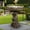 Wooden, variant on 24.4" H Cement Bird Bath for Garden- Fibre Reinforced Concrete Bird Baths for Outdoors, Large Size Vintage Carved Pedestal Birdbath for Patio, Yard, Lawn -20”Dia. X 24.4”H Bird Fountain