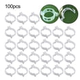 thumbnail image 1 of Versatile Plant Support Clips: for Tomato Vines, Grafting, And Plant for White 100Pcs, 1 of 9