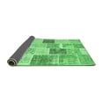 thumbnail image 2 of Ahgly Company Indoor Square Patchwork Emerald Green Transitional Area Rugs, 7' Square, 2 of 4