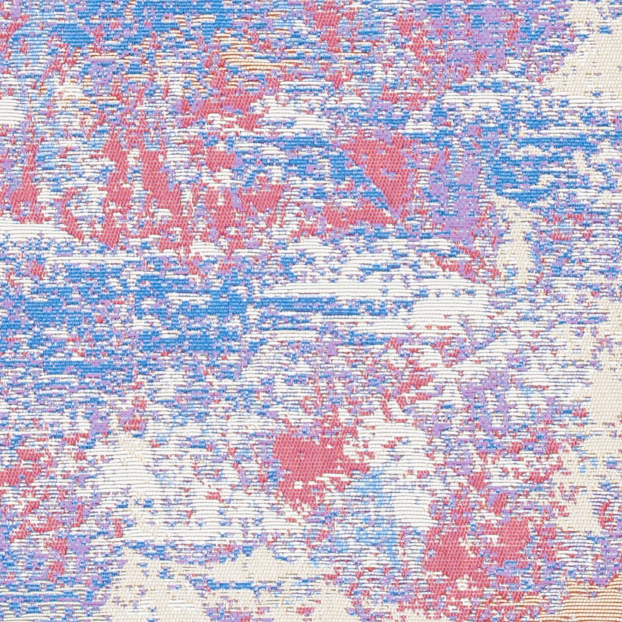SAFAVIEH Outdoor SMR409M Summer Collection Blue / Red Rug