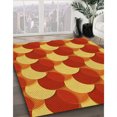 thumbnail image 3 of Ahgly Company Machine Washable Indoor Rectangle Transitional Red Area Rugs, 7' x 10', 3 of 7