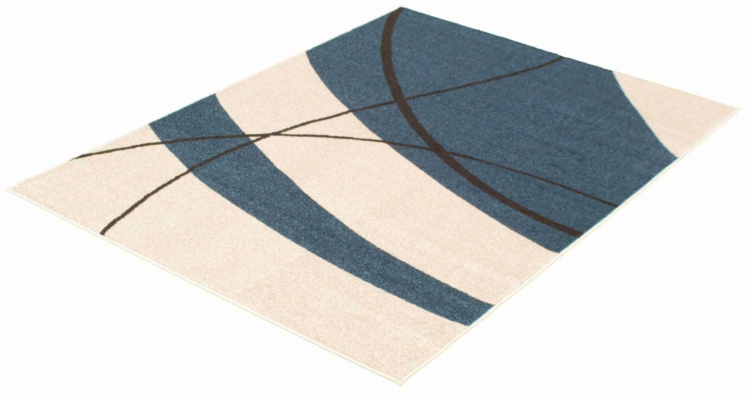 ECARPET Contemporary Area Rug, Swirl Lines Abstract Carpet Cosi Collection