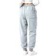 thumbnail image 6 of Mifsaly Womens Jogger Sweatpants Baggy High Waisted Lounge Pants Casual Drawstring Elastic Waist Loose Fit Athletic Joggers with Pockets Gray,M, 6 of 7