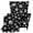 Black White Paw Print, variant on SEANATIVE Wingback Chair Protector 2 Piece Stretch Wing Chair Slipcovers Spandex Armchair Covers Non-Slip Wing Back Sofa Cover Single Seat Sofa Couch Cover for Pets Kids, Black White Paw Print