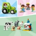 thumbnail image 4 of LEGO DUPLO Town Barn, Tractor & Farm Animal Care 10952 Building Toy Set (97 Pieces), 4 of 7