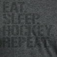 thumbnail image 3 of CafePress - Eat Sleep Hockey Repeat T Shirt - Mens Tri-blend T-Shirt, 3 of 4