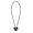 Black-50cm, variant on Wishes-Lock Heart Shape Padlocks for Lovers Wedding Padlocks Long Wire Ropes Lock Anniversary Valentines Day Gift