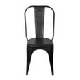 thumbnail image 2 of Coast To Coast Imports Burnished Black Metal Chairs (Set of 2), 2 of 10