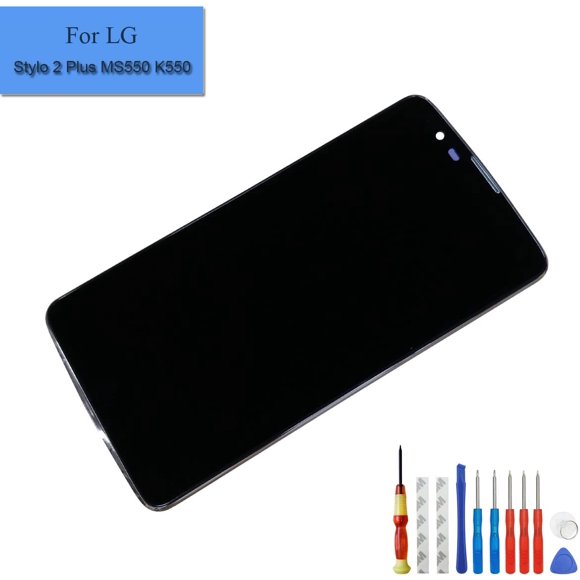 for LG Stylo 2 Plus MS550 K550 LCD Touch Screen Display Assembly Glass Replacement Part with Tools
