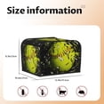 thumbnail image 5 of Gaeub Ball Print 4 Slice Toaster Cover,Bread Machine Cover,Dustproof Fingerprint Protectors and Greasy Protection Anti-sputtering, 5 of 7