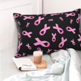 thumbnail image 4 of Balery Breast Cancer Awareness Funda de Cojín Estampada, Regalos para Mujeres, Regalos de Amor para Ella, Regalos para Novia o Esposa, Funda de Almohada-14"x20", 4 of 6