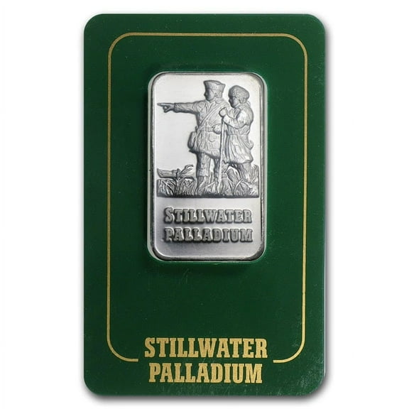 1 oz Palladium Bar - Lewis & Clark (In Assay)