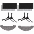 thumbnail image 1 of Accessory Kit for Proscenic 850T with 2 Main Brush 4 Hepa Filter 6 Side Brush 4 Mop Cloth, 1 of 5