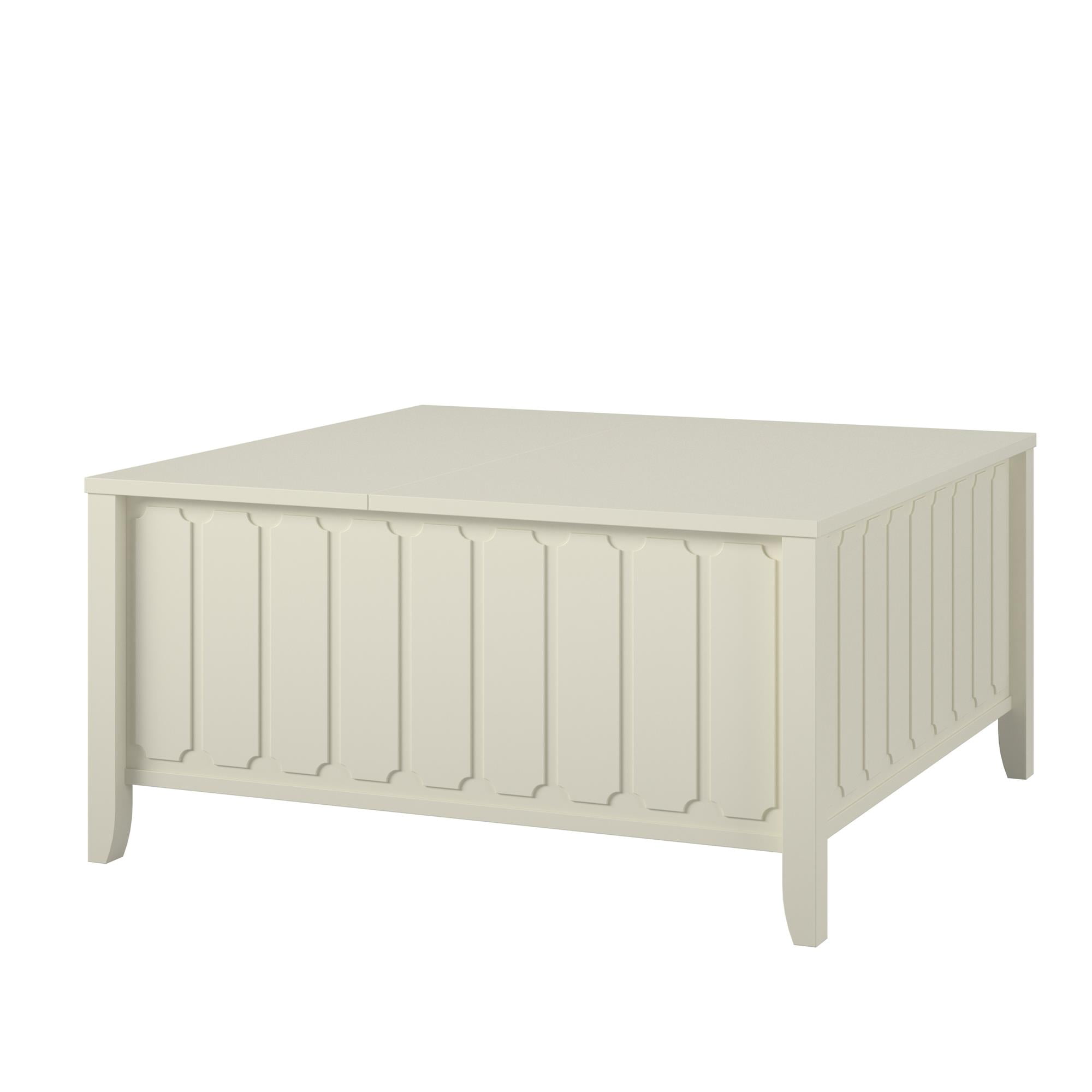 Novogratz Her Majesty Lift Top Coffee Table, White