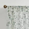 thumbnail image 4 of Martha Stewart Kensington Garden Print Curtain Panel Pair, Forest Green, Pole Top, 100% Polyester, 37"W x 95"L, Adult, 4 of 5