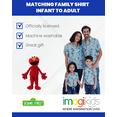 thumbnail image 4 of Sesame Street Elmo Cookie Monster Abby Cadabby Womens Matching Family Hawaiian Button Down Shirt Woman's Large, 4 of 5