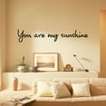 thumbnail image 4 of Coofit Wall Sticker Letters Decorative Wall Art Sticker Wall Decal for Room Home, 4 of 8