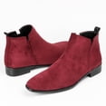 thumbnail image 3 of Men's Suede Leather Chelsea Ankle Boots, 3 of 11