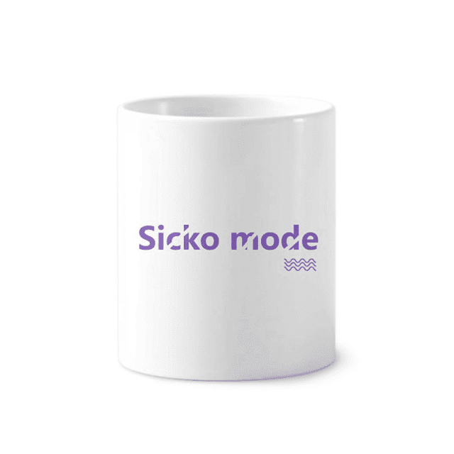Sicko Mode Song Art Deco Fashion Toothbrush Pen Holder Mug Cerac Stand Pencil Cup