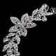 thumbnail image 3 of Joyería del pelo de del flor del ciruelo del cristal para el banquete de boda Soledad Venda del pelo de cristal de las mujeres, 3 of 10