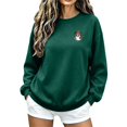 thumbnail image 5 of Halloween Spooky Season Sweatshirts Women Ghost Graphic Long Sleeve Shirt Halloween Oversized Pullover Tops, 5 of 6