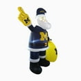 thumbnail image 2 of Michigan Wolverines 7' Inflatable Santa, 2 of 5