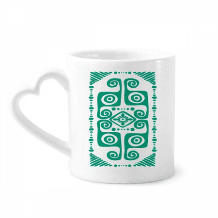 

Green Biology Fish Mug Coffee Cerac Drinkware Glass Heart Cup