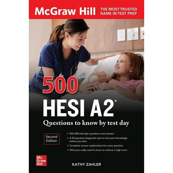 500 Hesi A2 Questions to Know by Test Day, Second Edition, (Paperback)