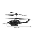 thumbnail image 3 of Mini Led Light Rc Helicopter - Durable Abs Support - 3.5 Channels, 3 of 5