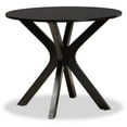 thumbnail image 3 of Baxton Studio Carlin Sand Fabric Upholstered and Dark Brown Finished Wood 5-Piece Dining Set, 3 of 7