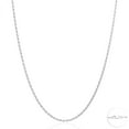 thumbnail image 5 of Solid 925 Sterling Silver Italian Rope Chain Necklace 16"-30", 5 of 16