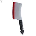 thumbnail image 1 of Silicone Squeeze Toy Under $5 Halloween Prop Realistic Plastic Toy With Red And White Gradient Black Handle With And Bone Patterns Ideal For Decorating And Cosplay Perfect For Season, 1 of 4