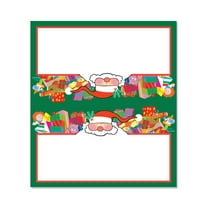 Santa Dinner Merry Christmas Santa Table Tent Place Cards - 25 Santa Dinner Gues