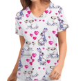 thumbnail image 2 of T-shirt à Manches Courtes Décontracté à Manches Courtes pour Femme, 2 of 2