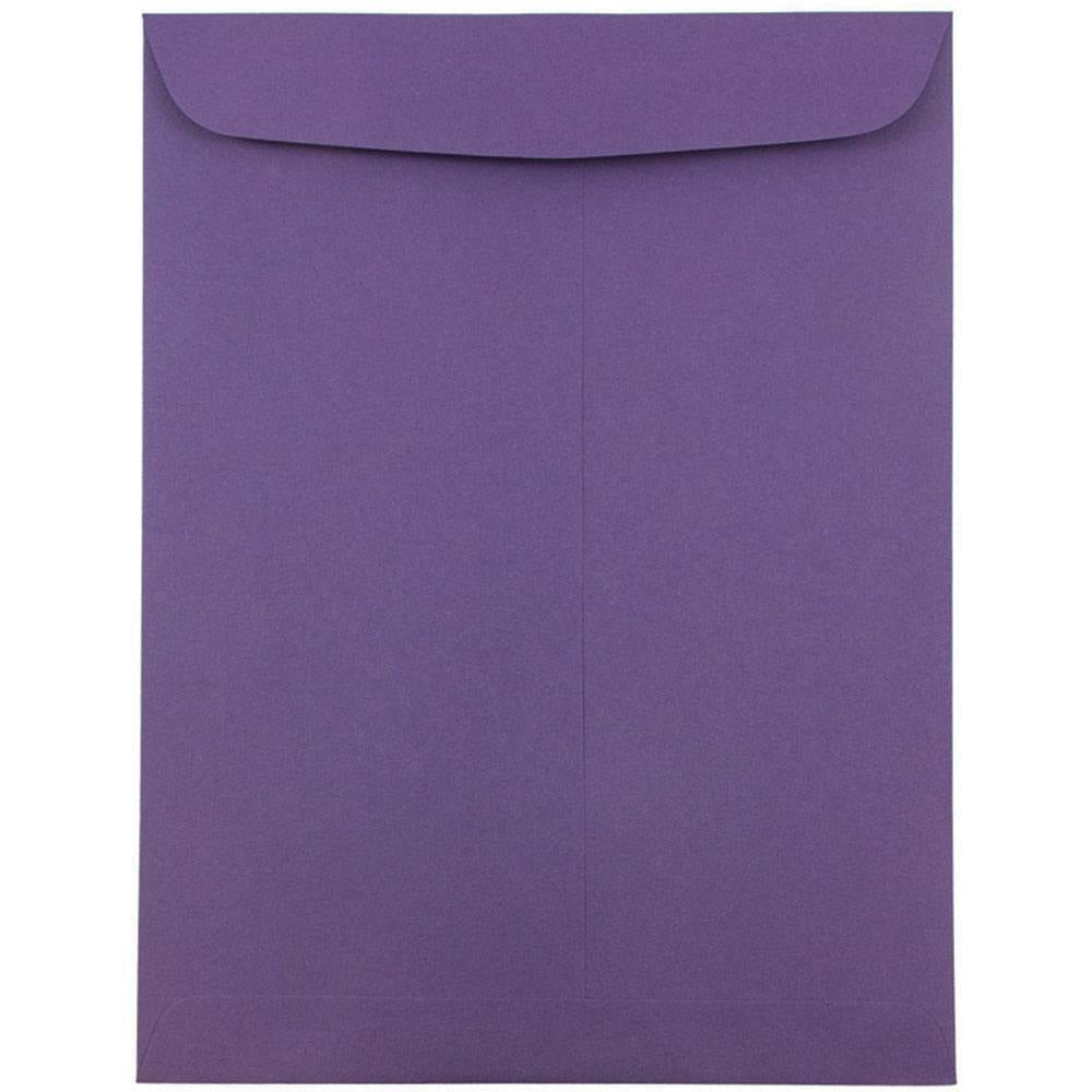 9 x 12 (9x12) Open End Dark Purple Envelopes 1000 per carton Walmart