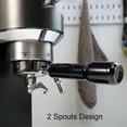 thumbnail image 3 of 51mm Coffee Portafilter 3 Ears with Double Spout for Delonghi Handle, 3 of 5