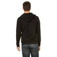 thumbnail image 2 of Bella + Canvas 3909 Unisex Triblend Sponge Fleece Full-Zip Hoodie, 2 of 2