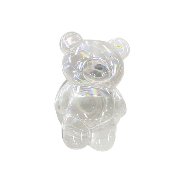 (Aurora Transparente) Bear Cool Plegable Retráctil Dibujos Animados Cojín Aire Soporte Escritorio TXW # 621091.01