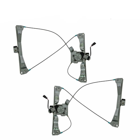 Power Window Regulator w/ Motor Pair Set Left/Right For Cobalt G5 Pursuit 2 Dr