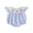 Blue, variant on BemeyourBBs Newborn Baby Girl 4th of July Outfit Patriot Independent Day Clothes Summer Bubble Romper 0 3 6 12 18 Months USA Flag Embroidery Striped Fly Sleeves Bodysuit Jumpsuit Playsuit