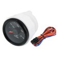 thumbnail image 1 of Unique Bargains 52mm Fuel Level Gauge Indicator Kit 9-32V Meter Signal Adjustable 8 Color Backlight for Car Truck Black Frame Background, 1 of 7